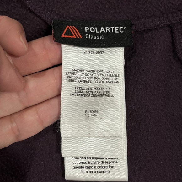 Mountain Hardwear Jacket Womens Medium Fleece Full Zip Outdoor Layer Gorpcore - Picture 5 of 7